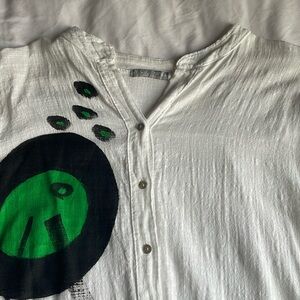 Designer linen men’s shirt - made in Italy. Purchased on vacation. Brand new